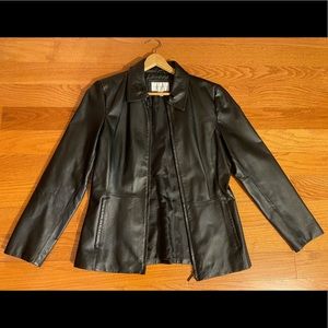 Worthington Black Leather Jacket